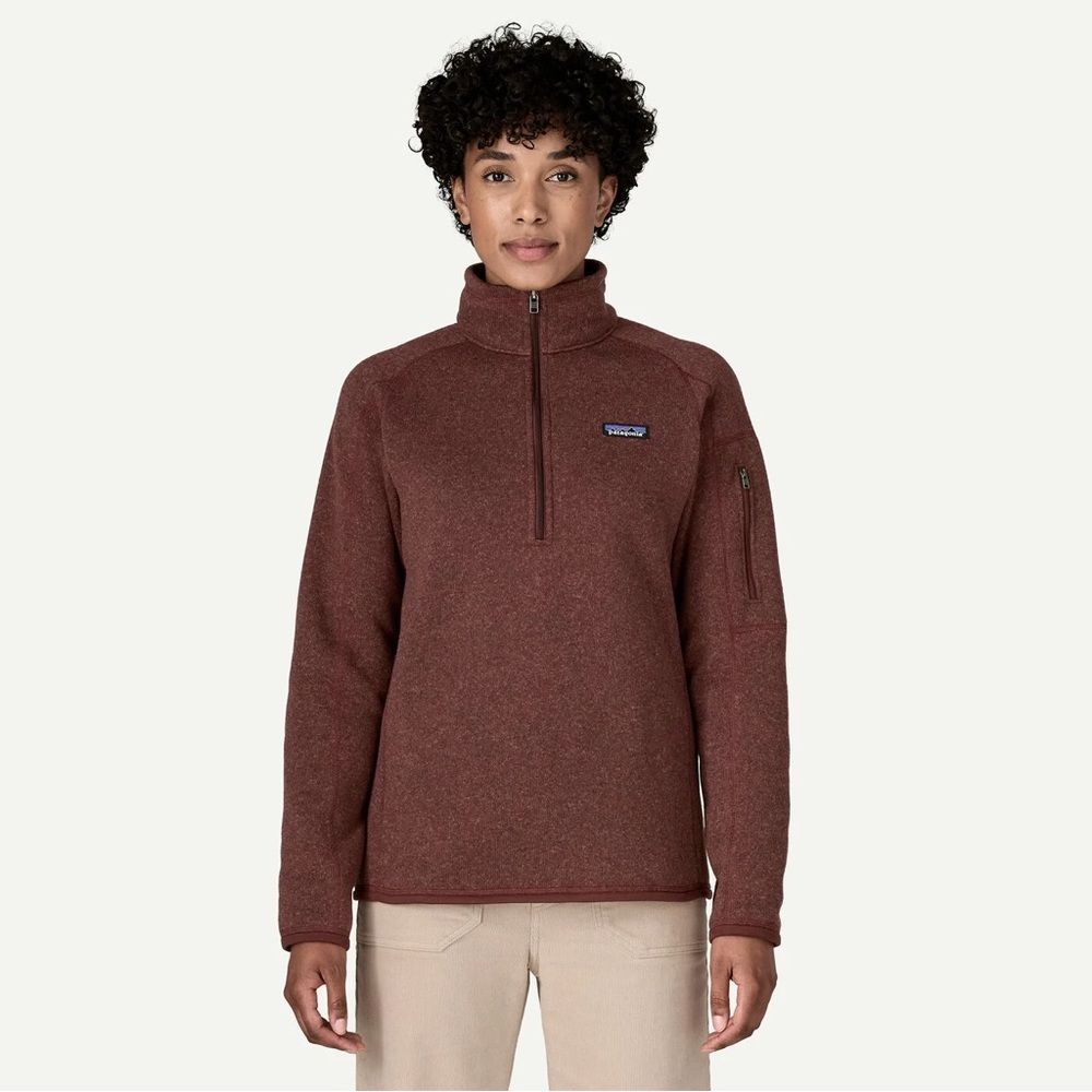 Patagonia Maroon Half-Zip Fleece